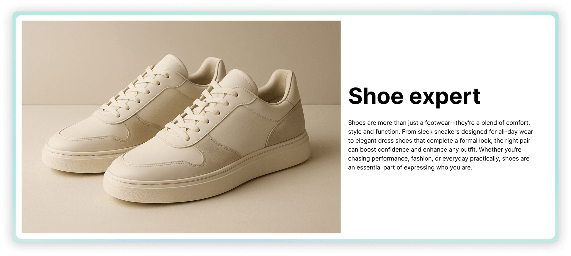 Image with Text on Online Store